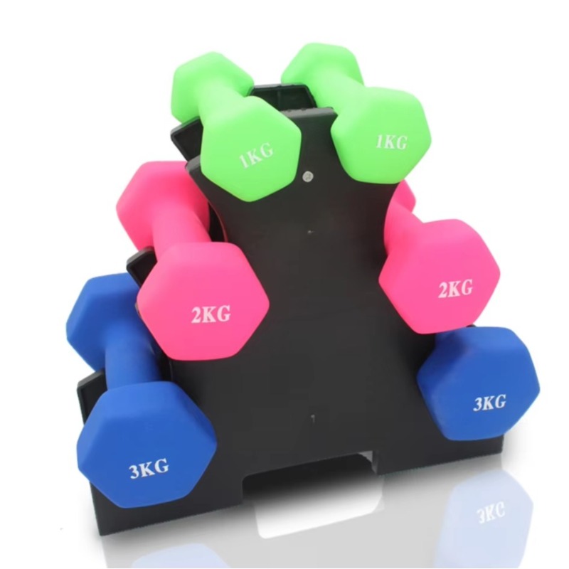 Home Gym Weights - رف تخزين أثقال ثلاثي الطبقات للصالة