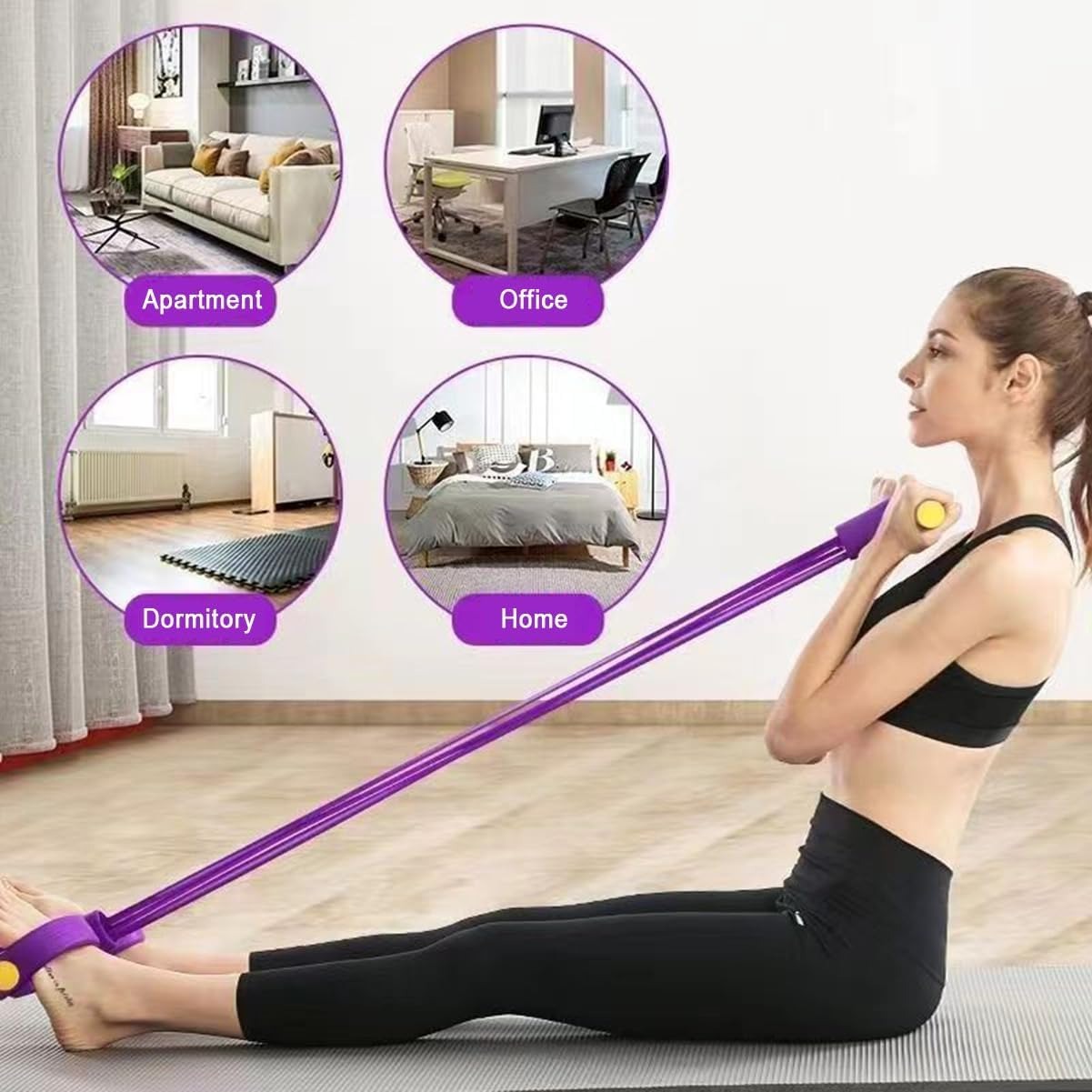 Home Gym Weight Machine - 21 شريط مقاومة للياقة البدنية -