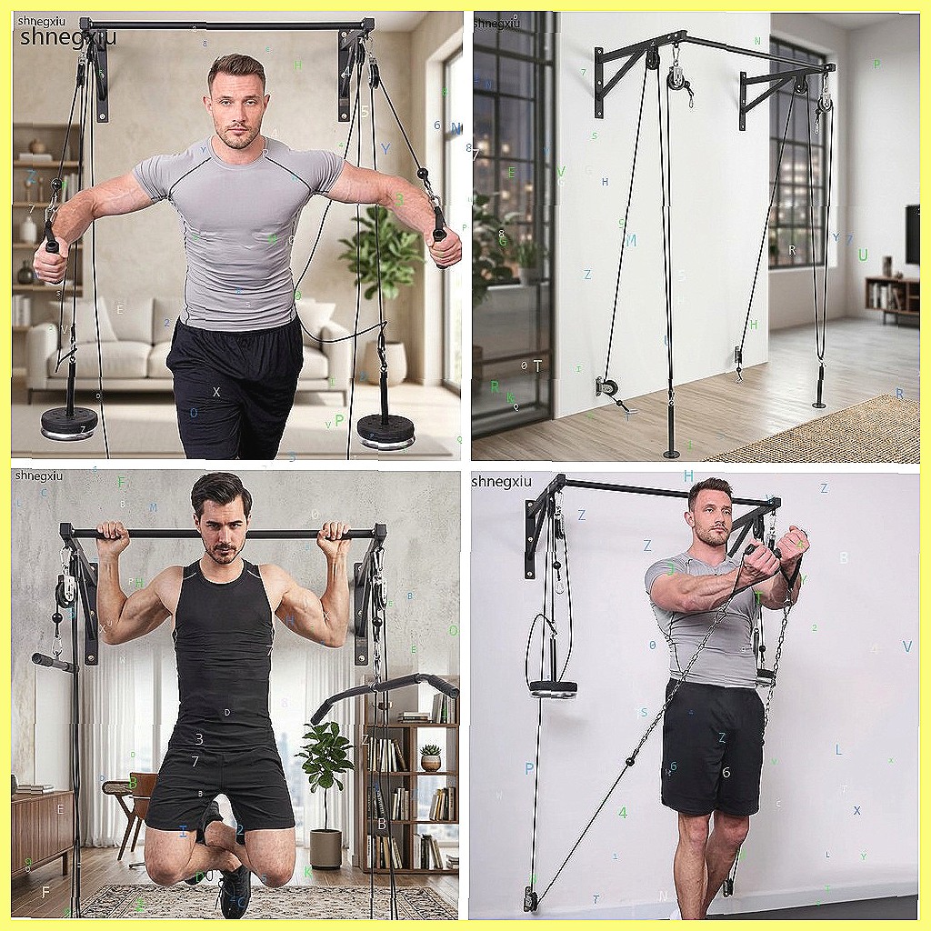 Home Gym Equipment Diy - نظام بكرة تمارين اللياقة البدنية المثبت