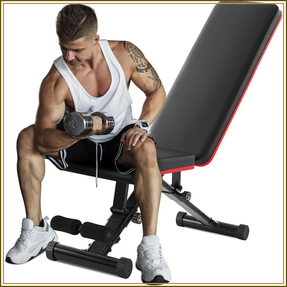 Home Gym Weights - مقعد تدريب قابل للتعديل لتمرينات القوة