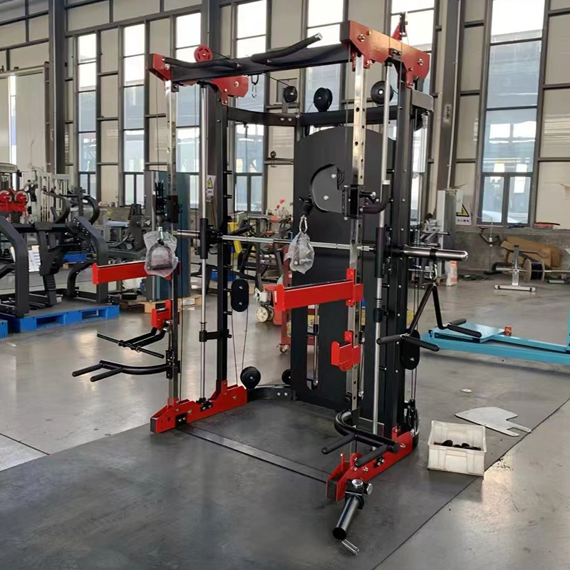 Squat Rack Power - جهاز سميث متعدد الوظائف تجاري، معدات