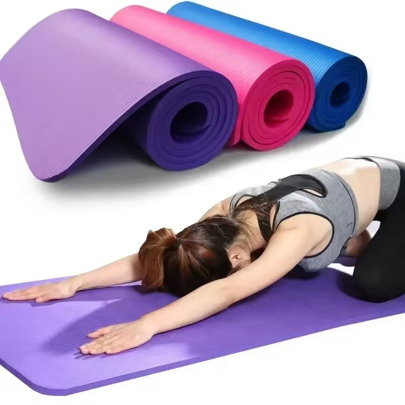 Gymnastics Mat Thick - 1 سنتيمتر سميكة اليوغا حصيرة المضادة
