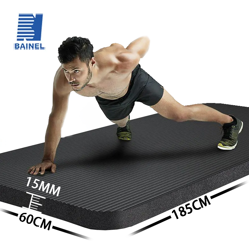 Gymnastics Mat Thick - حصيرة يوجا مانعة للإنزلاق للرجال والنساء