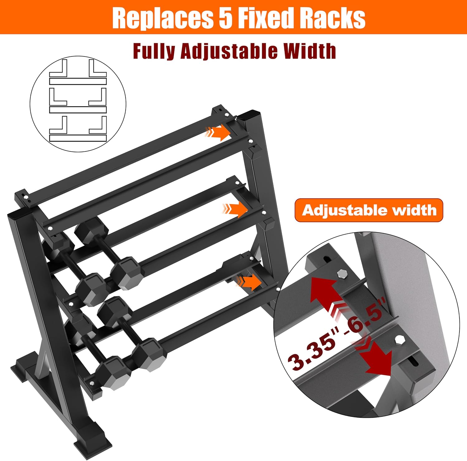 حامل دمبل ثلاثي الطبقات شديد ا - مراجعة Home Gym Weights وسعره