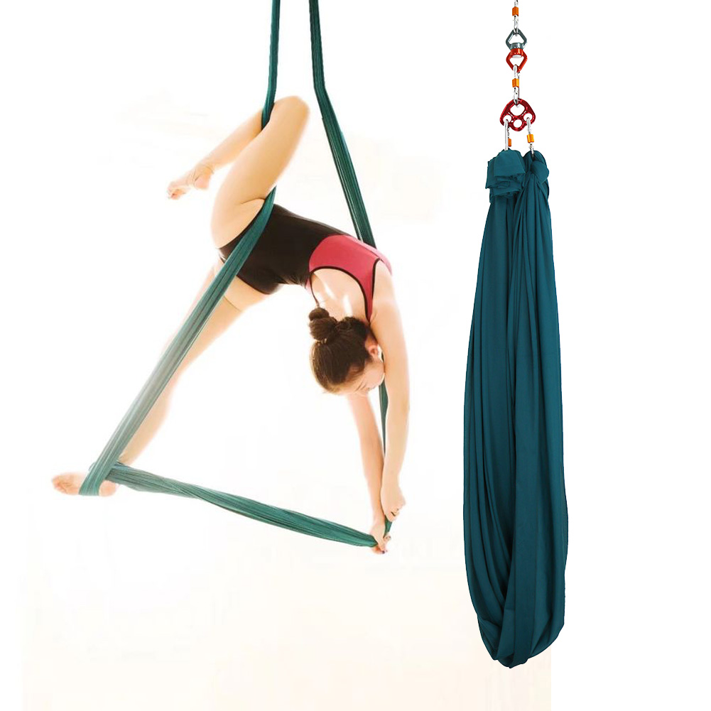 أرجوحة يوجا هوائية دوارة بنقطة - مراجعة Yoga Trapeze Swing وسعره