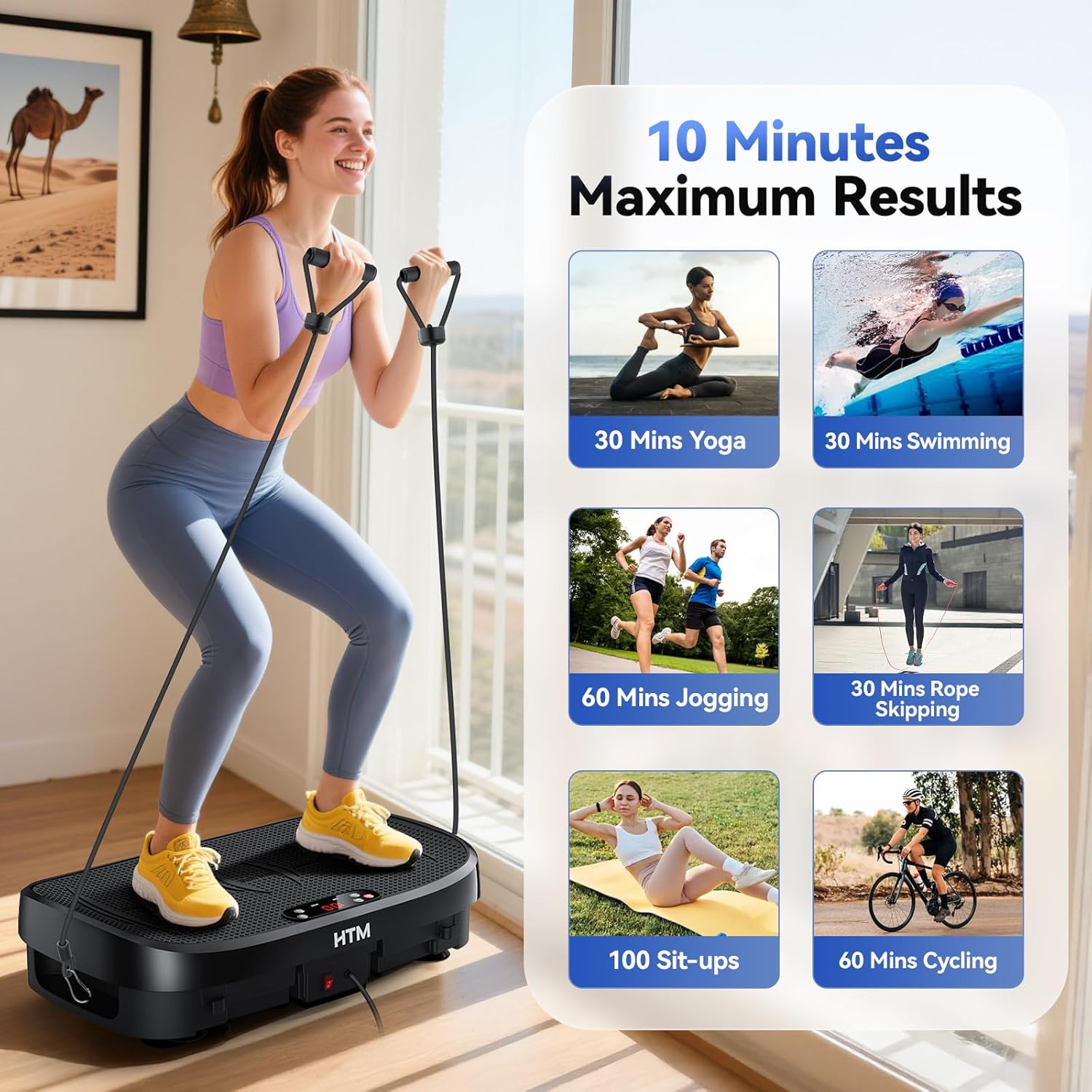 لوح اهتزاز لحرق الدهون ومنصة ل - مراجعة Home Gym Weight Machine وسعره