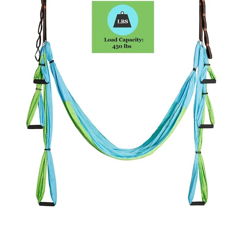 أرجوحة يوغا هوائية بـ 6 مقابض  - مراجعة Yoga Trapeze Swing وسعره