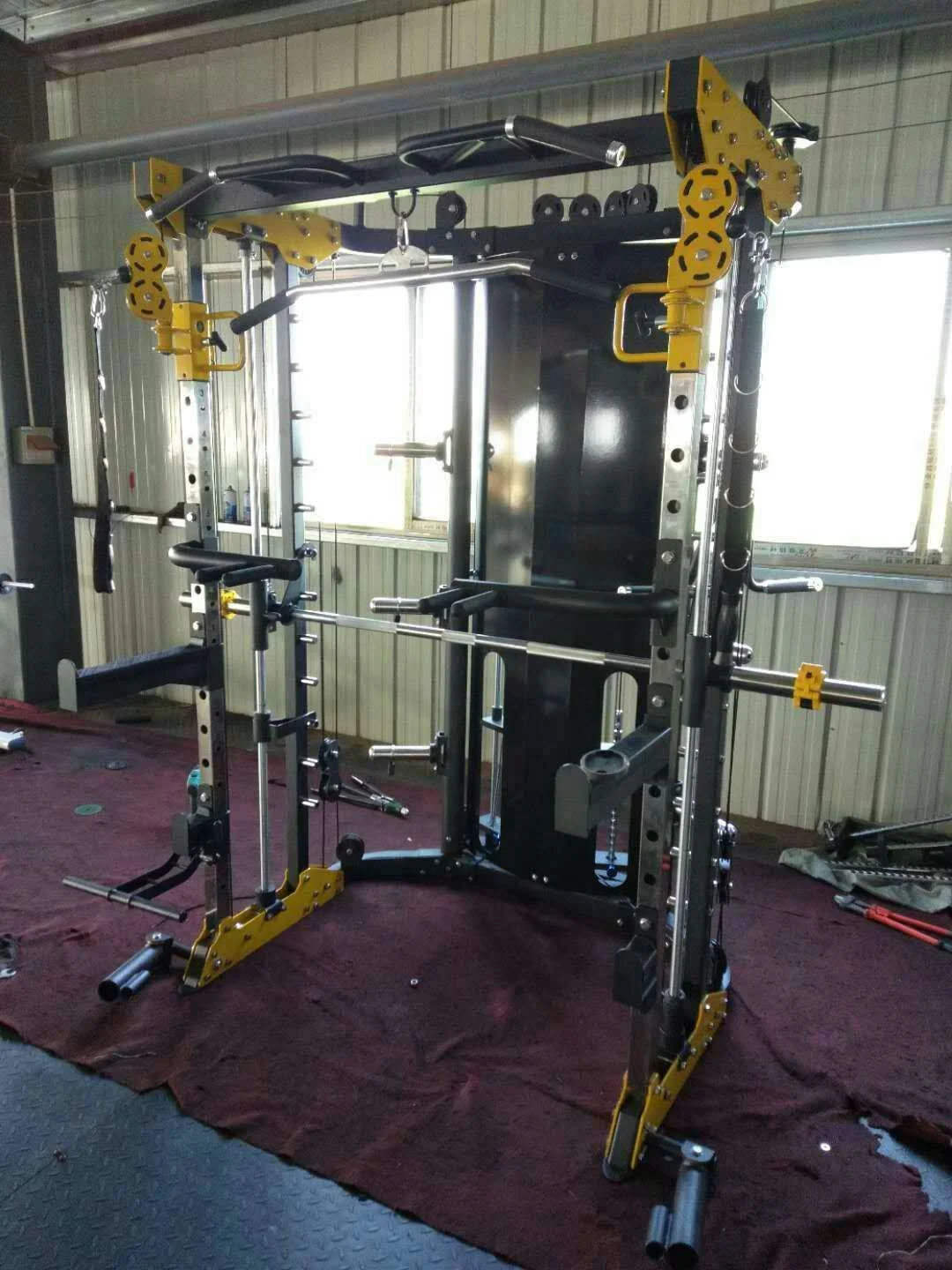 جهاز رياضي منزلي متعدد الوظائف - مراجعة Home Gym Weight Machine وسعره