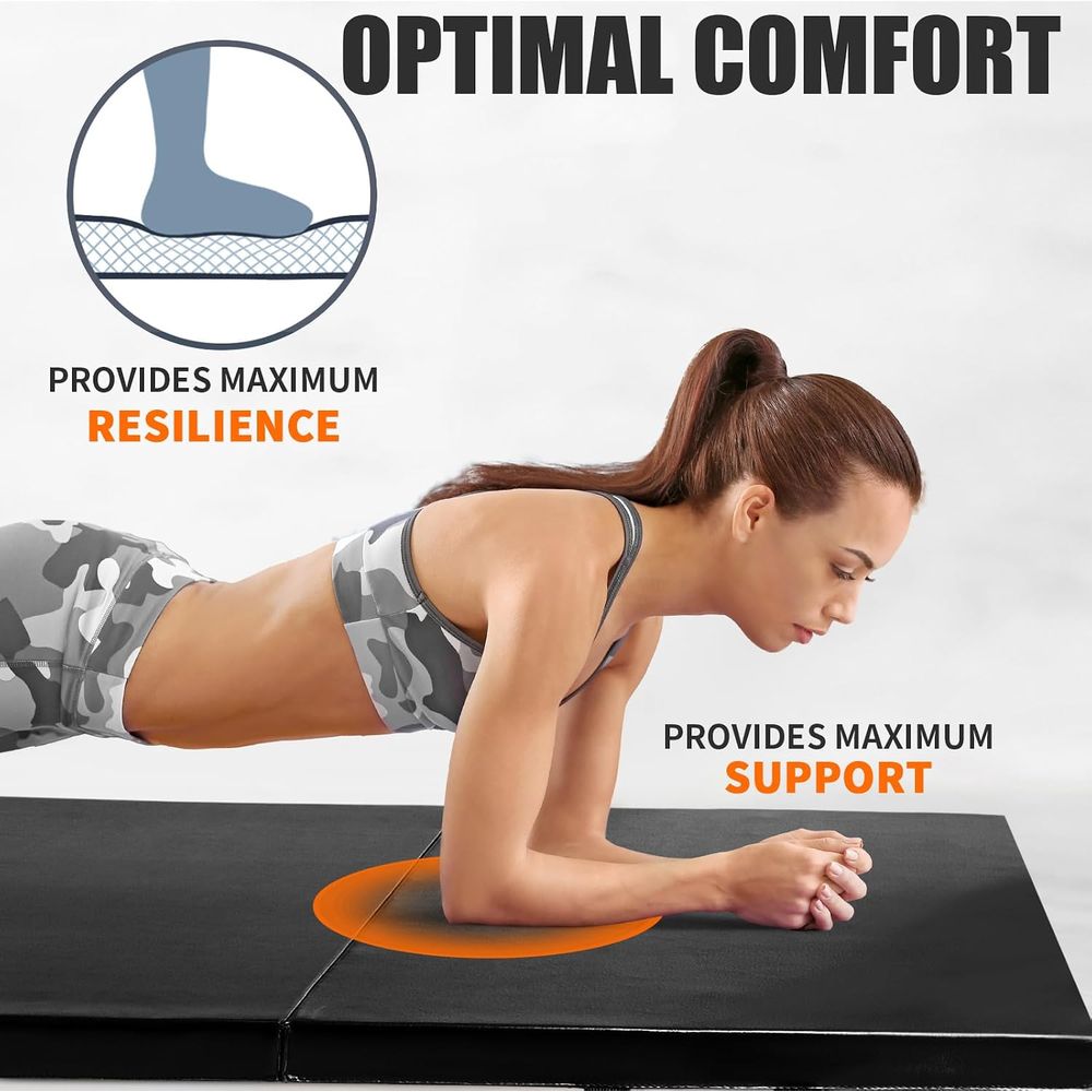 بساط رياضي سميك محسن للجمباز و - مراجعة Gymnastics Mat Thick وسعره