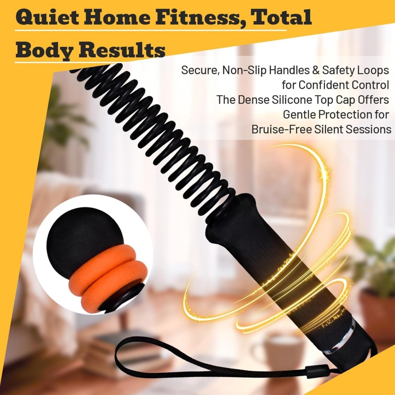 أداة لياقة بدنية صامتة سهلة ال - مراجعة Home Gym Weights وسعره