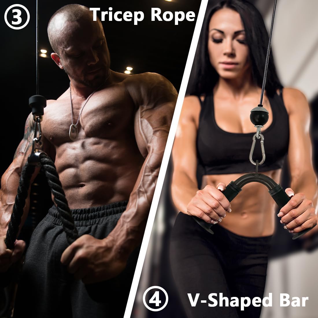 مجموعة ملحقات الكابلات للصالة  - مراجعة Home Gym Weights وسعره