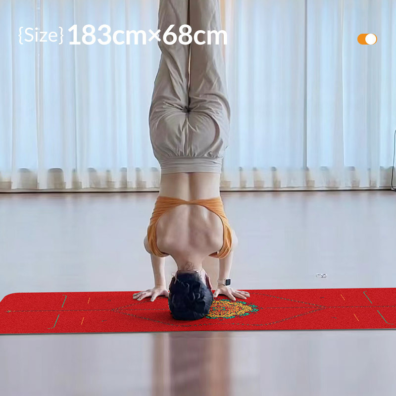 سجادة يوجا من المطاط الطبيعي ب - مراجعة Gymnastics Mat Thick وسعره