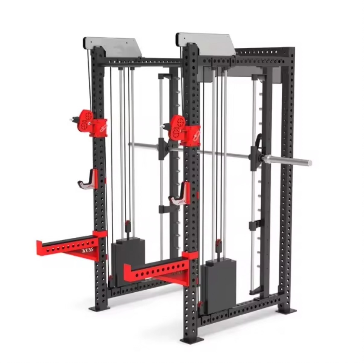 جهاز تمارين متعدد الوظائف للصا - مراجعة Squat Rack Power وسعره