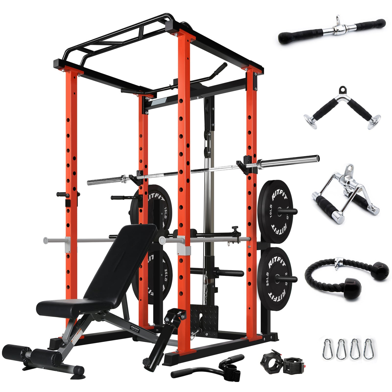 جهاز تدريب القوة متعدد الوظائف - مراجعة Squat Rack Power وسعره