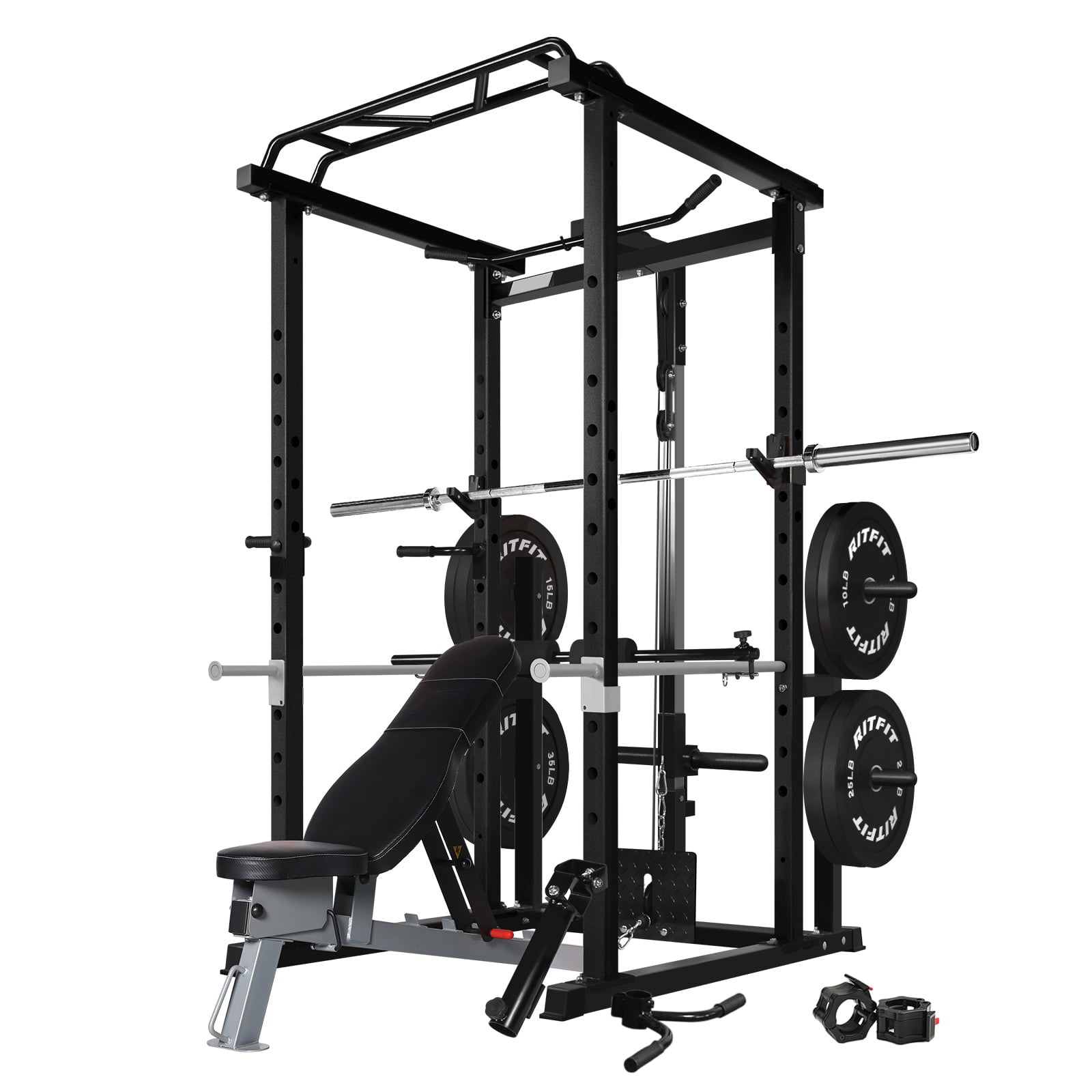 جهاز تدريب القوة متعدد الوظائف - مراجعة Squat Rack Power وسعره