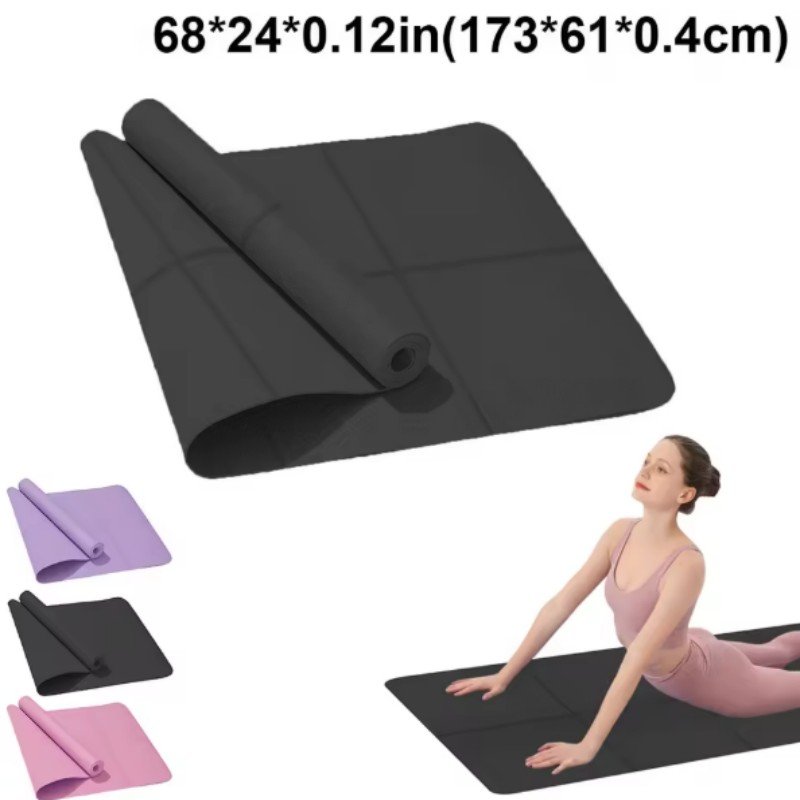 اليوغا حصيرة المضادة للانزلاق  - مراجعة Gymnastics Mat Thick وسعره