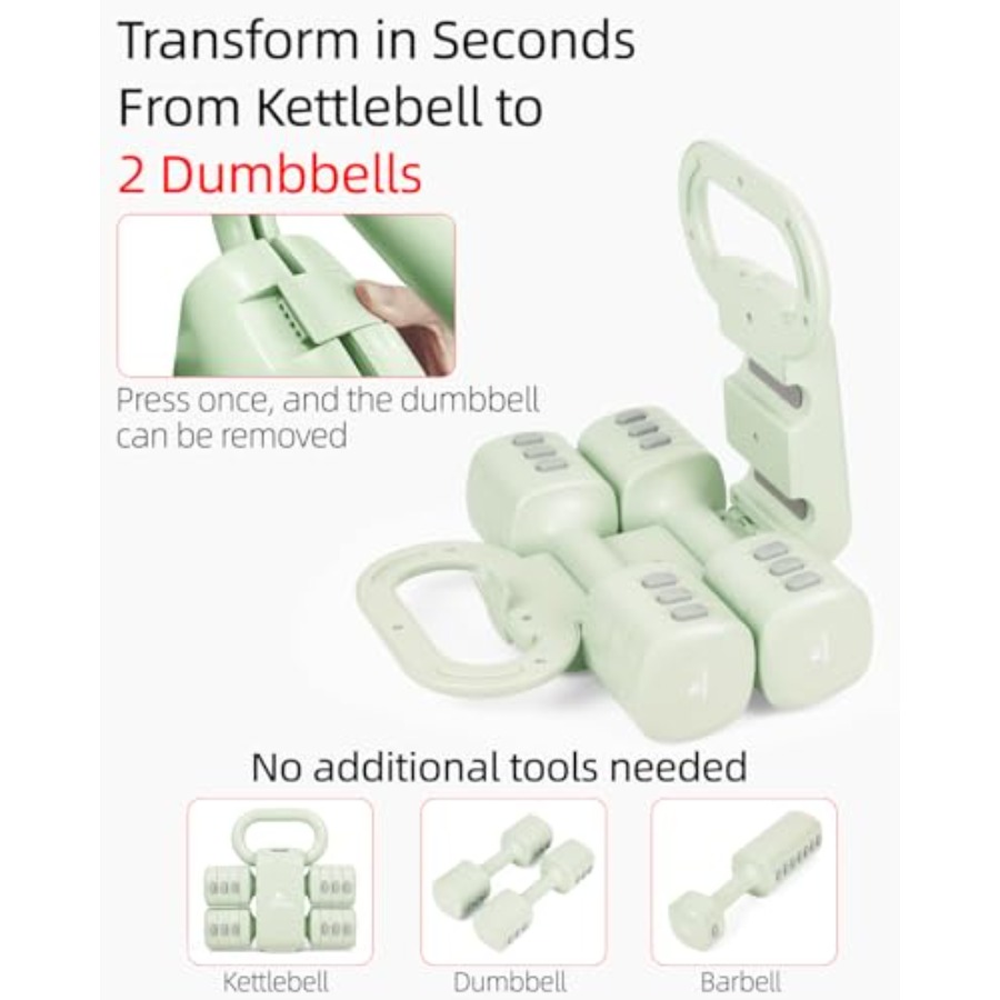 مجموعة دمبلز للتمارين المنزلية - مراجعة Home Gym Kettlebells وسعره