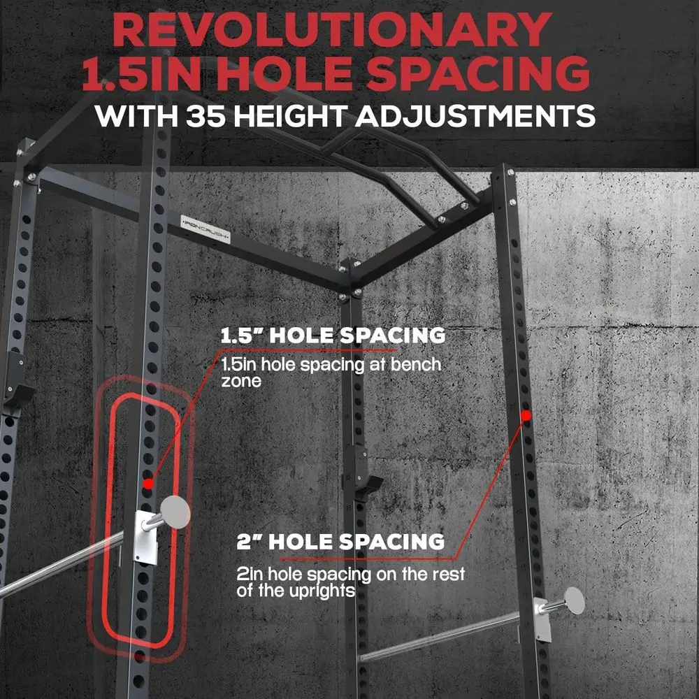 حامل تمارين متعدد الوظائف مع ق - مراجعة Squat Rack Power وسعره